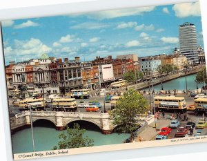 Postcard O'Connell Bridge, Dublin, Ireland