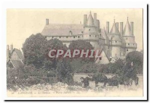 Langeais Old Postcard The Southern Part castle is