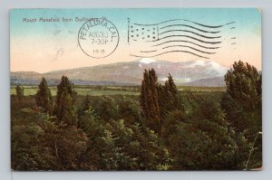 Mount Mansfield From Burlington Vermont VT 1910 DB Postcard P14