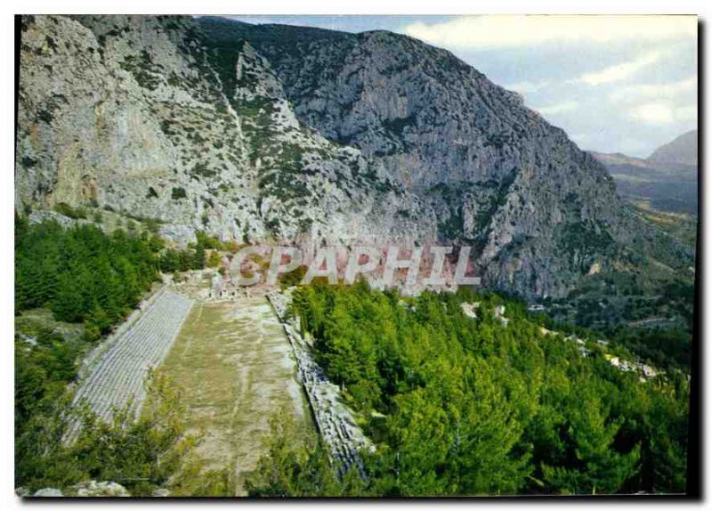 Postcard Modern Delphi Stadium