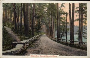 Oxford Massachusetts MA Howarth's Road c1900s-10s Postcard