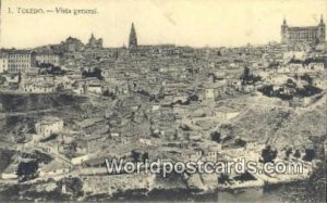 Vista General, Toledo Spain Tarjeta Postal Unused 