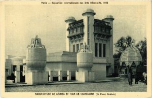 CPA PARIS EXPO 1925 Manufacture de Sevres Tour de Champagne (861762)