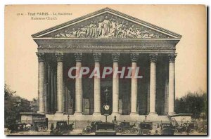 Old Postcard All Paris La Madeleine