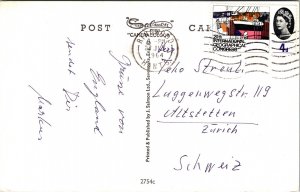 Haven Wick Ferry Priory Christchurch Multiview 1964 Cancel Postcard 