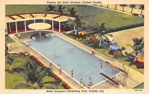 Hotel Jaragua's Swimming Poll Ciudad Trujillo Dominican Republic Unused 