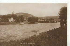 Scotland Postcard - The Dee at Ballater - Aberdeenshire - Real Photo - Ref 7105A