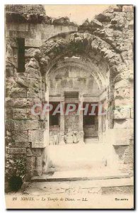Old Postcard Nimes The Temple of Diana