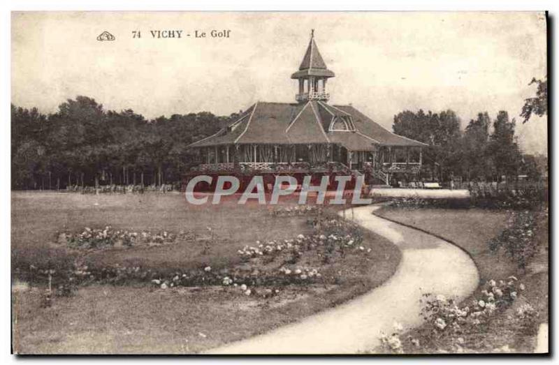 Old Postcard Vichy Golf