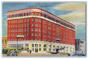 Greensboro North Carolina NC Postcard The O'Henry Hotel Building Exterior c1940s