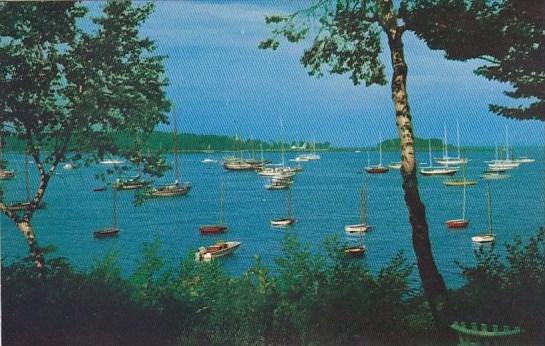 Maine Boothbay Typical Maine Harbor