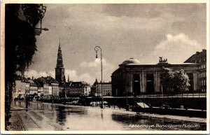 Denmark Thorvaldsens Museum København Copenhagen Vintage Postcard 09.67