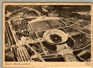 Mint Germany RPPC Postcard Berlin Olympic Games Reichsportsfield Aerial View