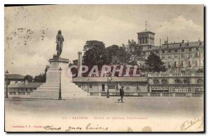 Old Postcard Valencia Statue Generale Championnet