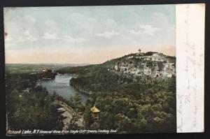 Monhonk Lake NY View from Eagle Cliff Tower 1907 Kingston Souvenir Co 2772