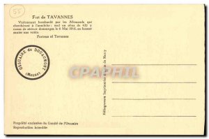 Old Postcard Fort Tavannes Army