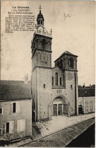 CPA SAULIEU - Église St-Andoche (115875)