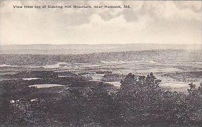 Maryland Hancock View From Top of Sideling Hill Mountain Albertype