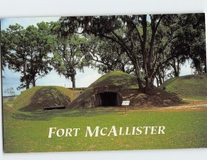 Postcard The Hot Shot Furnace, Fort McAllister Historic Park, Richmond Hill, GA