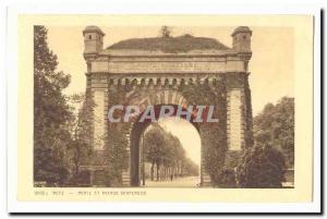 Metz Postcard Old Gate Avenue and Serpenoise