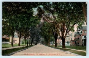 SYRACUSE, New York NY ~ West ONONDAGE STREET Scene Residences 1910s Postcard