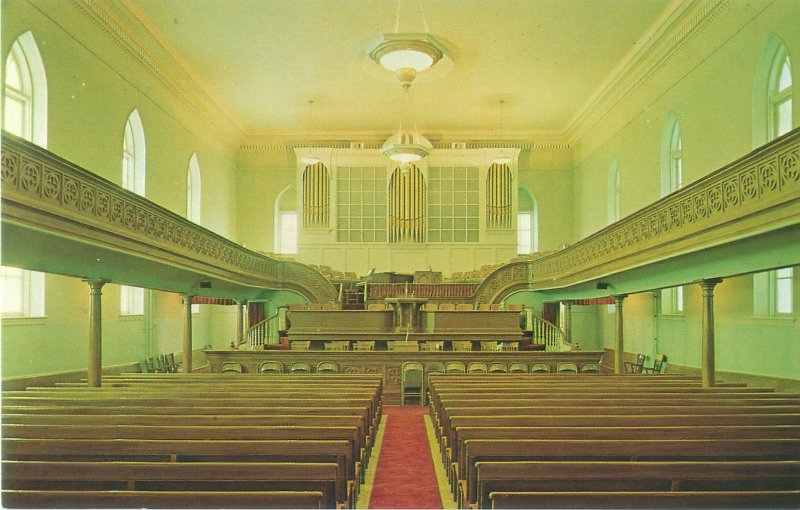 Brigham City UT LDS Tabernacle Interior View Chrome Unused