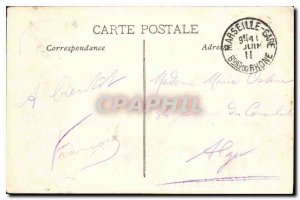 Old Postcard Marseille le chateau d'If boat