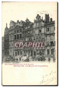 Old Postcard The Brussels Corporate Houses