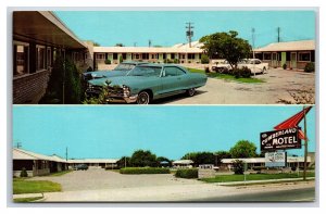 Cumberland Motel Manchester Dual View Tennessee TN UNP Chrome Postcard U5