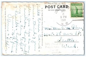 1941 Sullivan County Court House Building Monticello New York NY DPO Postcard