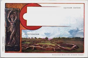Hungary Budapest Aquincumi Asatasok Amphitheatrum Vintage Postcard C089