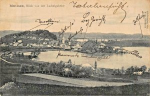 AUSTRIA~MATTSEE BLICK von der LUDWIGSHOHE~GEBR METZ 1906 PHOTO  POSTCARD