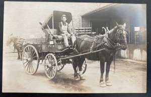 Mint USA Real Picture Postcard Standard Oil Company redCrown Gasoline Transport