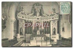 Old Postcard Herbault Interior of the church Altarpiece of Greek style