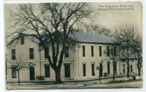 Huguenot Girls High School Paarl Cape Colony South Africa 1905 postcard