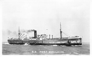 S.S Port Adelaide  Real Photo S.S Port Adelaide , Port Line View image 