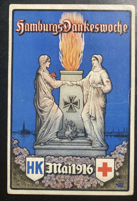 Mint Germany Picture Postcard PPC Hamburg Thanksgiving Week 1916