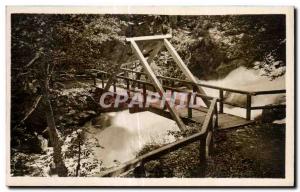 Old Postcard Brides les Bains A Bridge Doron