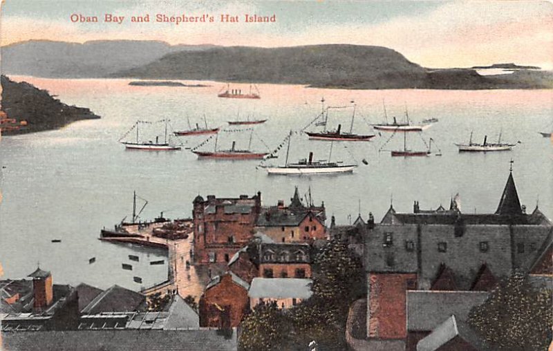 Oban Bay and Shepherd's Hat Island Scotland, UK Unused 