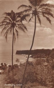 Onomea Bay Hawaii Scenic View Real Photo Vintage Postcard AA48965