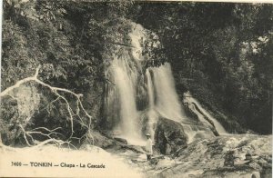 CPA AK VIETNAM Tonkin CHAPA - La Cascade (62159)