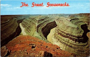 Great Goosenecks San Juan Monument Valley UT River Postcard VTG UNP Dexter 