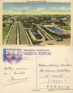 dominican republic, TRUJILLO, Parque Ramfis (1950s) Postcard