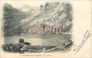 Old Postcard Bagneres de Bigorre Blue Lake (1900 card)