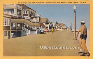 Cottage Line, Boardwalk, Atlantic Hotel in Ocean City, Maryland