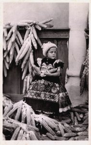 Hungary Peasant Costumes from Mezökövesd Vintage RPPC C310