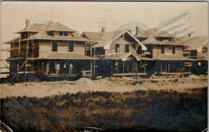 RPPC Washington Takoma 1910 Construction Sight Homes to Elk River Postcard V14