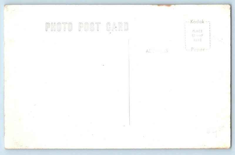 Train Postcard RPPC Photo Rio Grande Southern Locomotive 20 Railroad c1950's