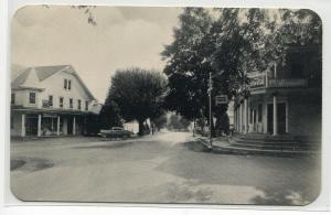 Street Scene General Store Hotel Coca Cola Sign Andreas Pennsylvania postcard