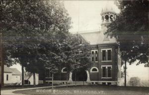 Bradford VT Woods School 1910 Real Photo Postcard